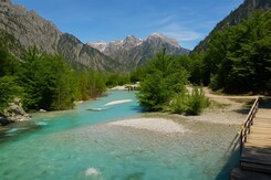  - ALBÁNIE - ALBÁNSKÉ ALPY A MOŘE -  LETECKY
