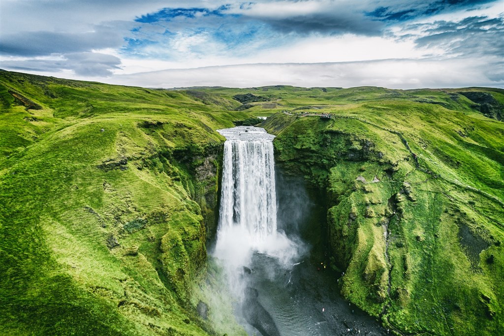 Poznávací zájezd na Island - vodopád Skogafoss
