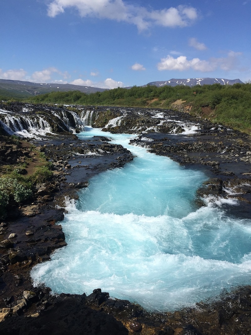 Poznávací zájezd na Island - vodopád Bruarfoss