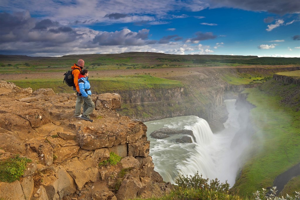 Poznávací zájezd na Island - vodopád Gulfoss